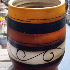 MACETA PINTADA MISIONERA 18 CM