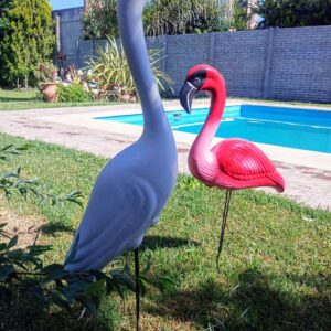 TUTOR DE CERAMICA GARZAS 45 CM